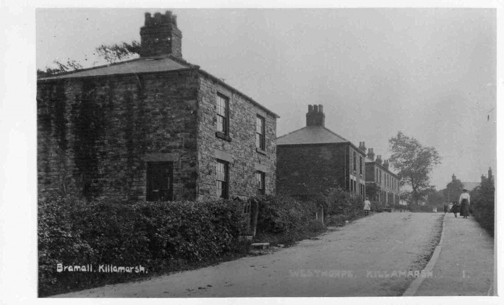 Westhorpe Road. Photo courtesy of V. Hopkinson. Killamarsh Heritage Society